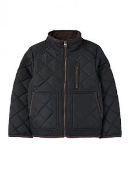 Image of Joules Boys Gilford Quilted Jacket - Navy, Size Age: 4 Years
