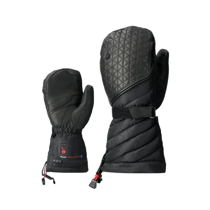 Image of Lenz Heat Glove 6.0 Finger Cap Women heated Mittens, black, Size M