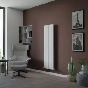 Image of Ximax Vertirad Duplex Universal White Horizontal Or Vertical Designer Radiator, (W)445mm X (H)1500mm