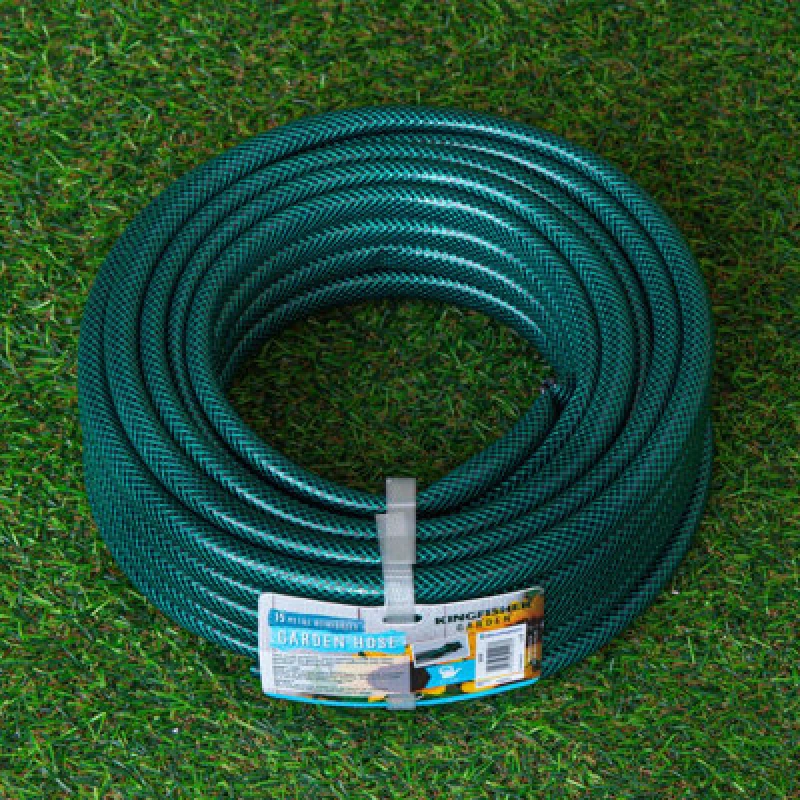 Image of Samuel Alexander 15M Reinforced Garden Hose Pipe In Green