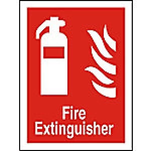 Image of Fire Extinguisher Sign Fire Extinguisher Plastic 30 x 20 cm