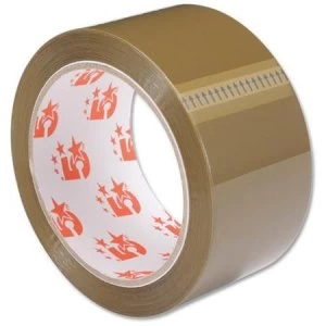Image of 5 Star Office Packaging Tape Polypropylene 50mm x 66m Buff