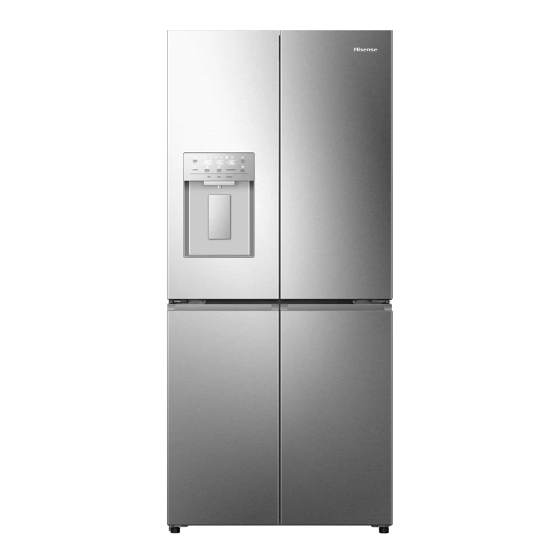 Image of Hisense PureFlat RQ5P470SYID Non-Plumbed Total No Frost American Fridge Freezer - Stainless Steel - D Rated