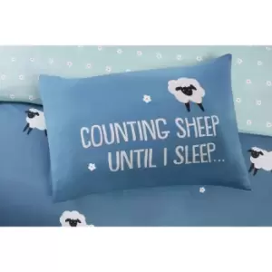 Image of Rapport Home Counting Sheep Duvet Set Double Blue