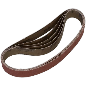 Image of Sealey 30mm x 540mm Sanding Belt 30mm x 540mm 60g Pack of 5