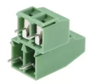 Image of Phoenix Contact MKKDSN 1.5/2-5.08 4-pin PCB Terminal Strip, 5.08mm Pitch 2 Rows