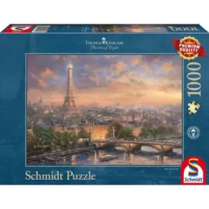 Image of Thomas Kinkade: Paris, City of Love Jigsaw Puzzle - 1000 Pieces