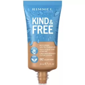 Image of Rimmel London Kind & Free Foundation 30ml (Various Shades) - 82 Golden Ivory