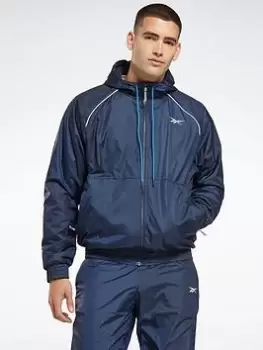 Image of Reebok Outerwear Fleece-lined Jacket, Black Size M Men