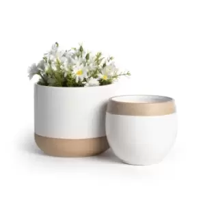 Image of Indoor Plant Pots - Set of 2 M&amp;W