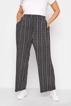 Image of Wide Leg Stretch Trousers