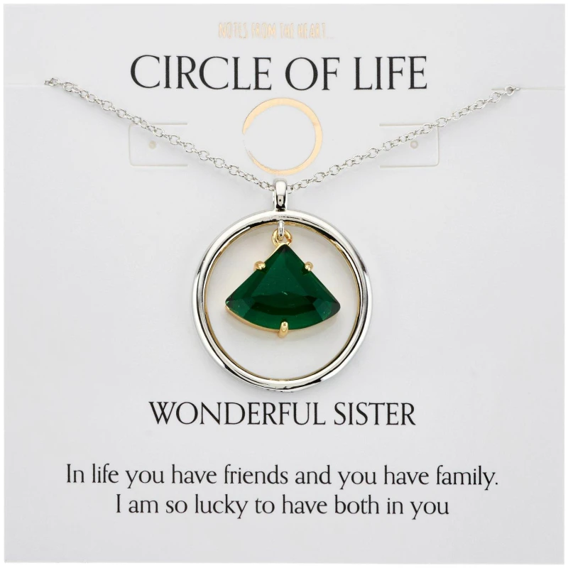 Image of Notes From The Heart NFTH WOND SISTER CIRCLE OF LIFE Silver unisex One Size