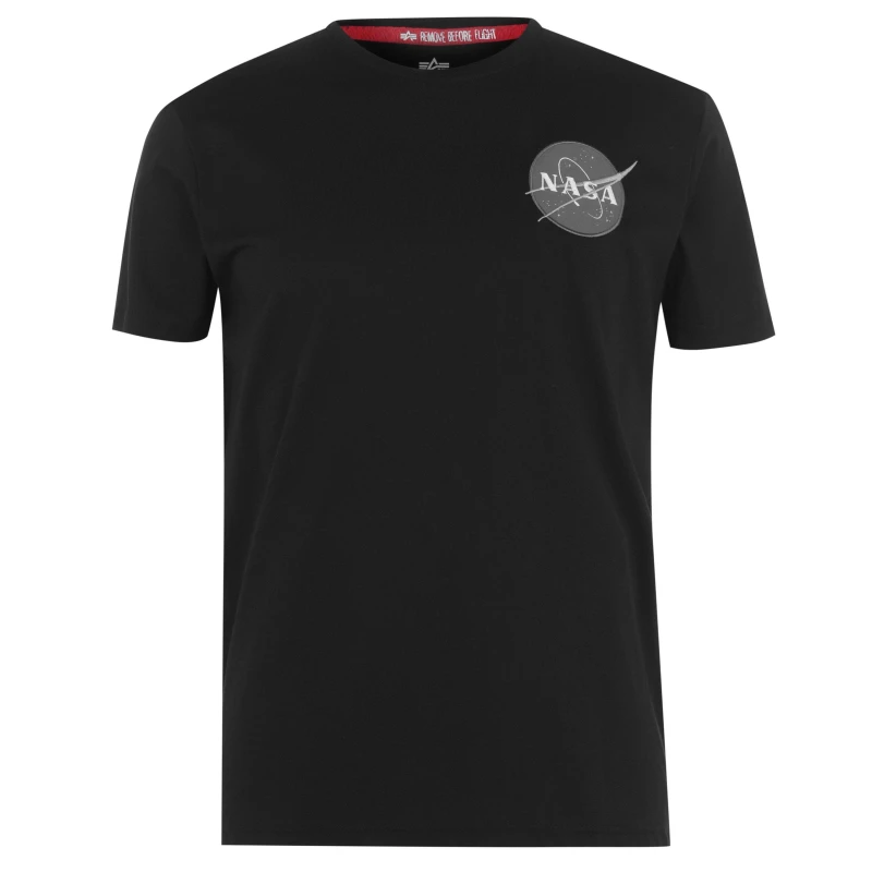 Image of Alpha Industries SPACE SHUTTLE T Black 03 male 2XL
