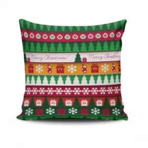 Image of NOELKRLNT-7 Multicolor Cushion