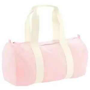 Image of Westford Mill EarthAware Organic Barrel Bag (One Size) (Pastel Pink)