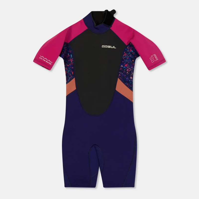 Image of Gul Unisex Kids Wetsuit Shorties Blue unisex 9-10 (M)