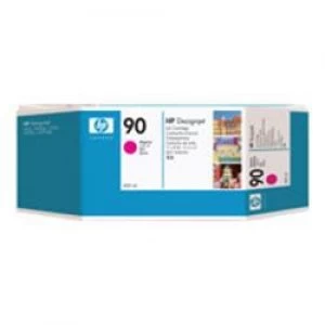 Image of HP 90 Magenta Ink Cartridge 400ml