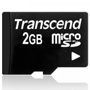 Image of Transcend 2GB Micro SD Card