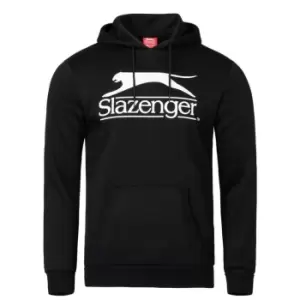 Image of Slazenger Large Logo Hoodie Mens - Black