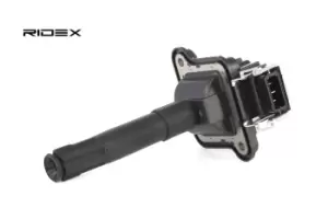 Image of RIDEX Ignition coil 689C0008 Coil pack,Ignition coil pack VW,AUDI,SKODA,Golf IV Schragheck (1J1),Golf IV Variant (1J5),SHARAN (7M8, 7M9, 7M6)