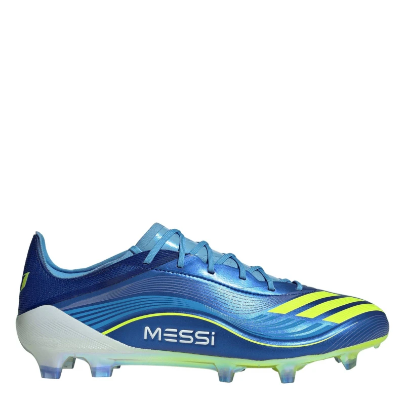 Image of adidas F50 Elite Adults Firm Ground Football Boots Blue/Yellow male 6 (39.3)