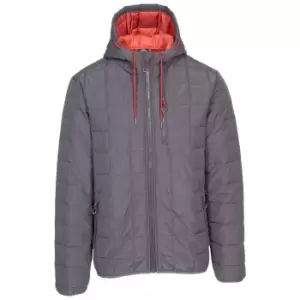 Image of Trespass Mens Wytonhill Padded Jacket (XXS) (Dark Grey)