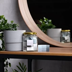 Image of Serenity Thoughts Glass Jar