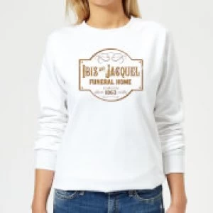 Image of American Gods Ibis And Jacquel Womens Sweatshirt - White - L