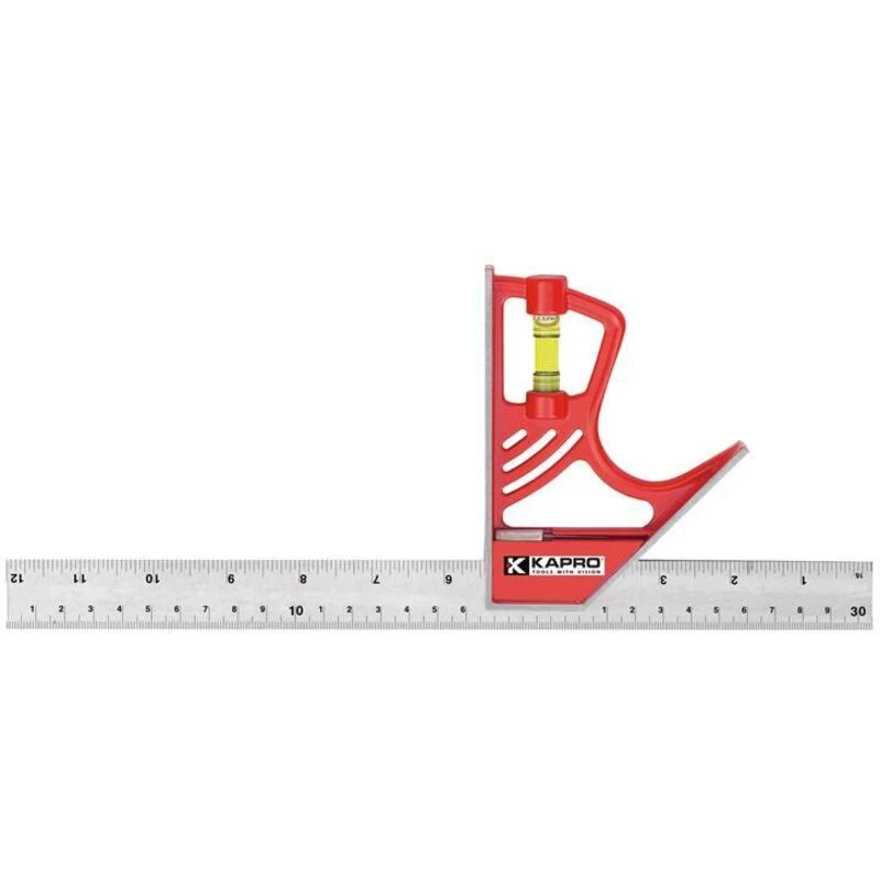 Image of Kanna Kapro 325 Magnetic Combination Square 30cm Grey unisex