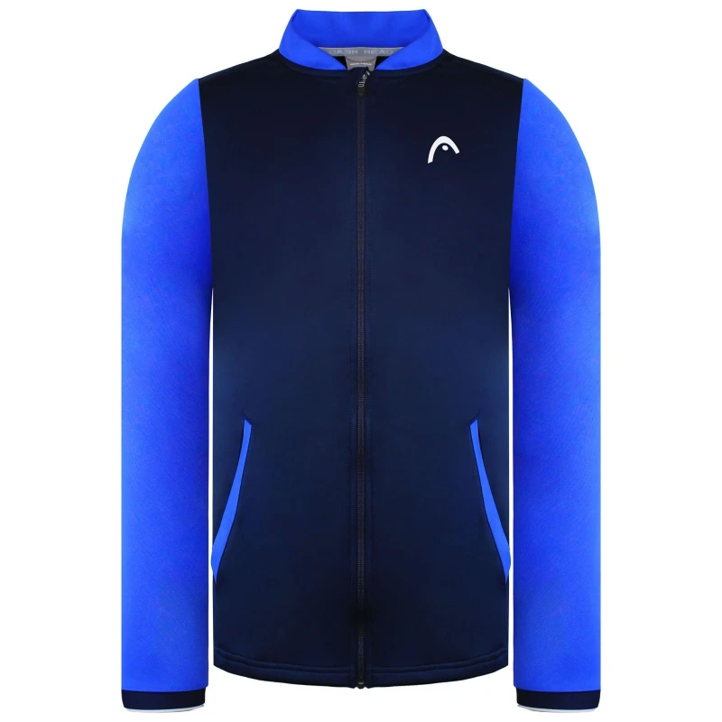 Image of Head Mens Breaker Blue Track Jacket Size: Medium Blue Male M