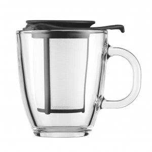Image of Bodum Yo Yo Mug Tea Strainer Black