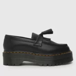 Image of Dr Martens Adrian Quad Loafer Flat Shoes In Black