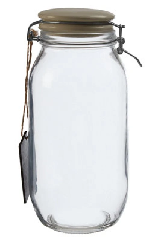 Image of Premier Housewares Grocer Small Storage Jar Clear