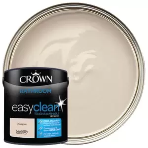 Image of Crown Easyclean Mid Sheen Emulsion Bathroom Paint - Wheatgrass - 2.5L