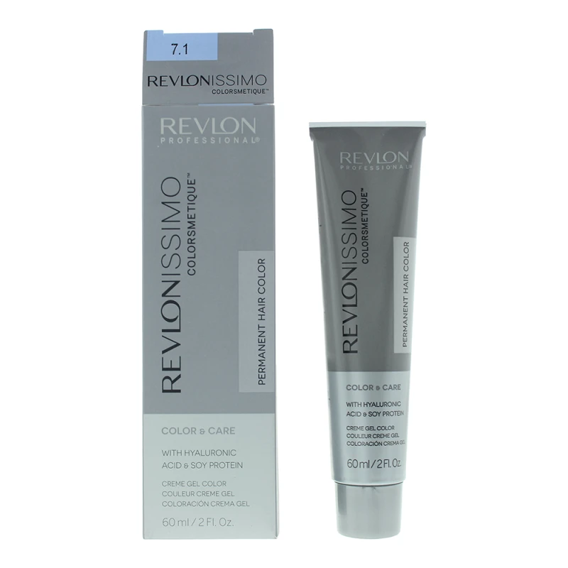 Image of Revlon Revlonissimo Colorsmetique 7.1 Ash Blonde Hair Colour 60ml