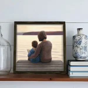 Image of KZM439 Multicolor Decorative Framed MDF Painting