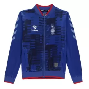 Image of Hummel Oldham Athletic Track Jacket Junior Boys - Blue