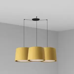 Image of Samba Triple Cylindrical Cluster Drop Light Yellow, E27