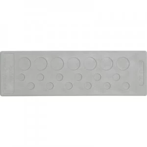 Image of Icotek KEL DP 2448 Cable grommet Terminal max. 6.5mm Elastomer Grey