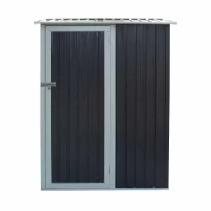 Image of Rowlinson Trentvale Metal Pent Shed 5ft x 3ft, Light Grey