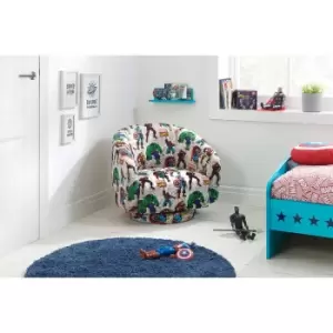 Image of Birlea Childrens Marvel Accent Swivel Chair, Multi