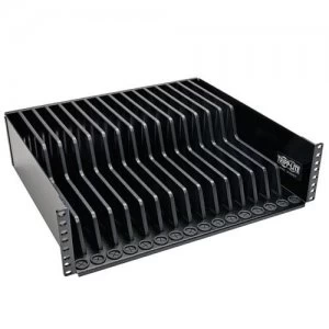 Image of Tripp Lite 3U Rack-Mount Configurable Storage Shelf for Personal Electronics