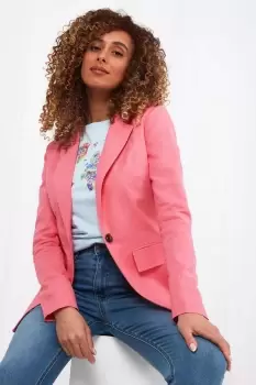 Image of Statement Hot Pink Single Breasted Suit Blazer