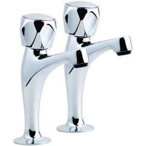 Image of Wickes Trade Pillar Kitchen Sink Taps Chrome