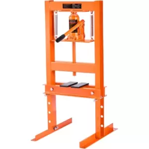 Image of VEVOR Hydraulic Shop Press 6 Ton with Press Plates H-Frame Benchtop Press Stand