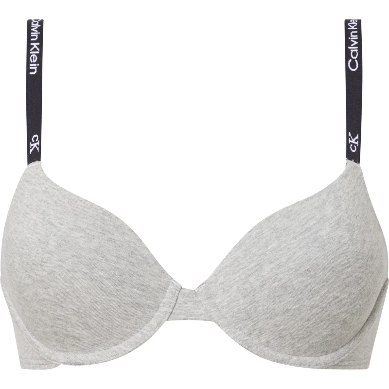 Image of Calvin Klein Demi Bra - Grey Grey 32C