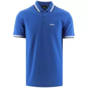 Image of BOSS Medium Blue Paddy Polo Shirt