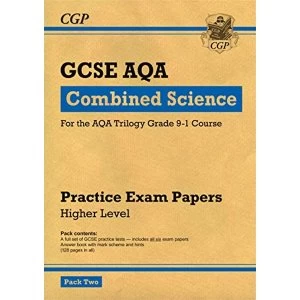 Image of New Grade 9-1 GCSE Combined Science AQA Practice Papers: Higher Pack 2 by CGP Books (Paperback, 2017)