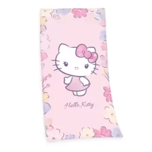 Image of Hello Kitty Velour Towel Hello Kitty 75 x 150 cm