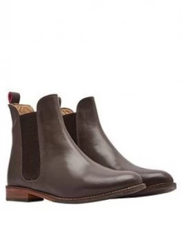 Image of Joules Westbourne Leather Chelsea Boot - Brown